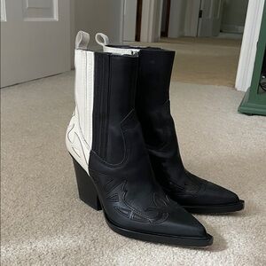 Beaux split leather western ankle boot Dolce Vita